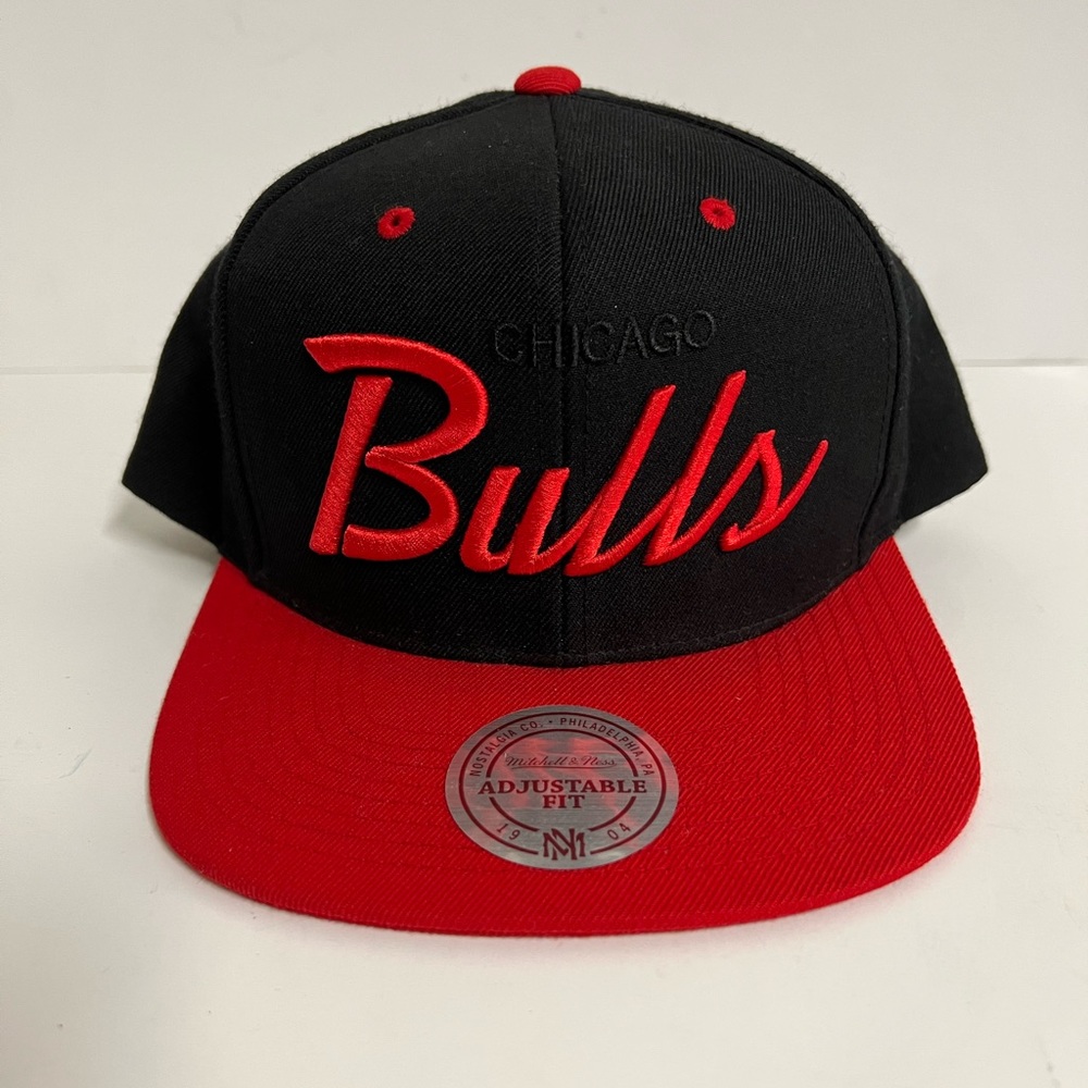RARE Chicago Bulls Hat Mitchell and Ness Snapback NBA Cap